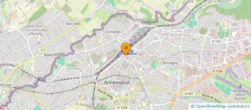 localisation de l'entreprise SUR LES RAILS à ANNEMASSE