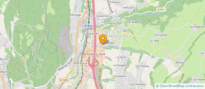 localisation de l'entreprise SUR LES REMPARTS  GRESY-SUR-AIX