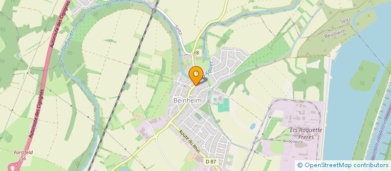 localisation de l'entreprise SUR LES SENTIERS DU THEATRE à BEINHEIM
