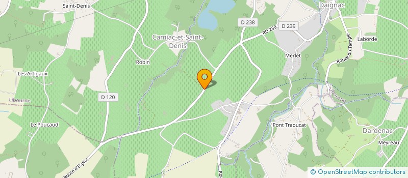 localisation de l'entreprise SUR LES TERRES DE LA PANNETERIE  ESPIET