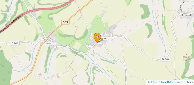 localisation de l'entreprise SUR LES TRACES à POISEUL