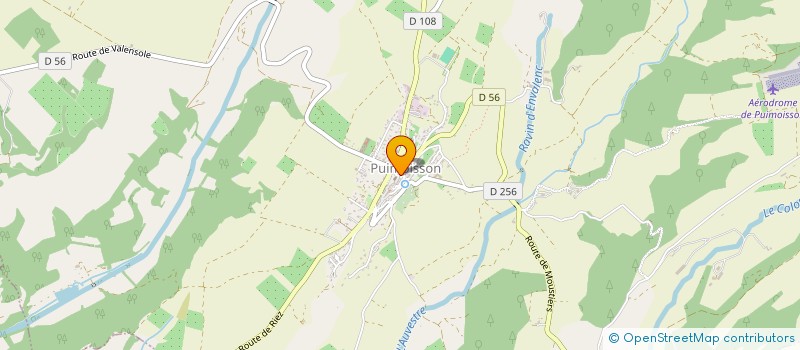 localisation de l'entreprise SUR LES TRACES DE MARIA BORRELY  PUIMOISSON