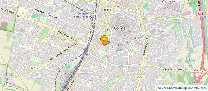 localisation de l'entreprise SUR LES TRACES DES HABSBOURG  COLMAR