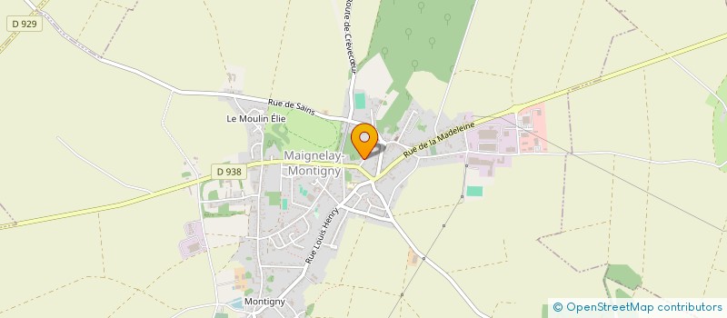 localisation de l'entreprise SUR LES TRACES DU PASSE  MAIGNELAY MONTIGNY