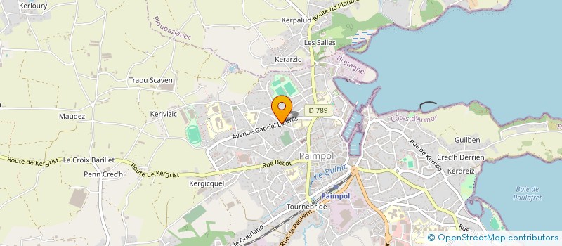 localisation de l'entreprise SUR MER  PAIMPOL