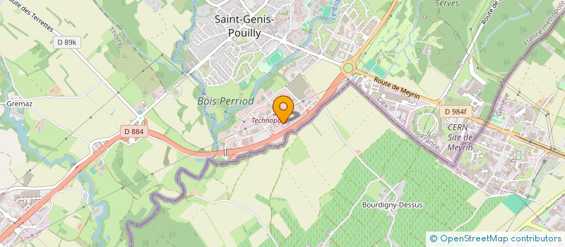 localisation de l'entreprise SUR MESURE à SAINT-GENIS-POUILLY