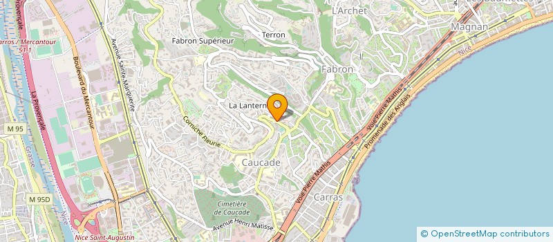 localisation de l'entreprise SUR MESURE à NICE