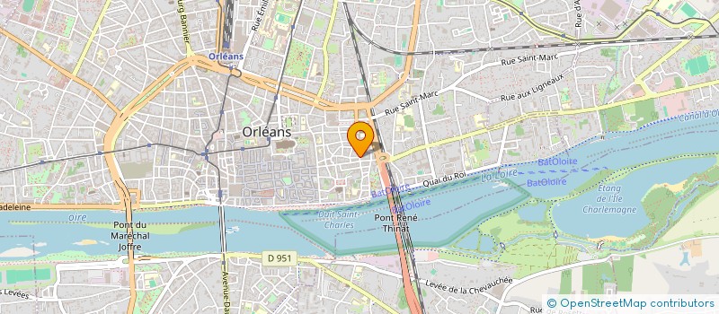 localisation de l'entreprise SUR MESURE à ORLEANS
