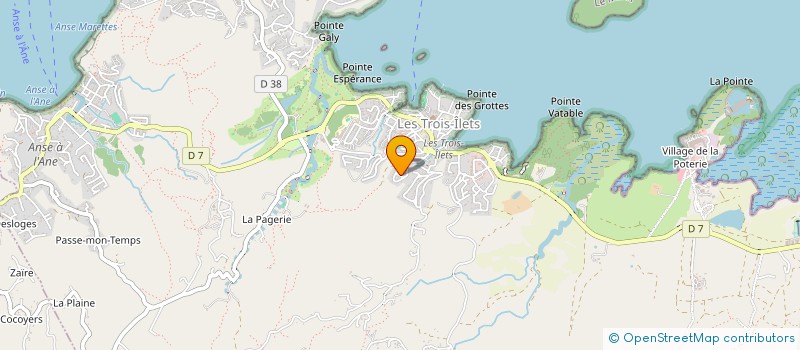localisation de l'entreprise SUR MESURE à LES TROIS-ILETS