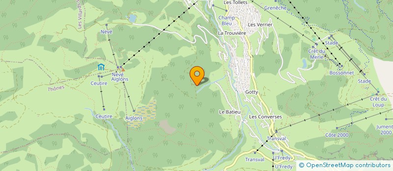 localisation de l'entreprise SUR MESURE à LA CLUSAZ