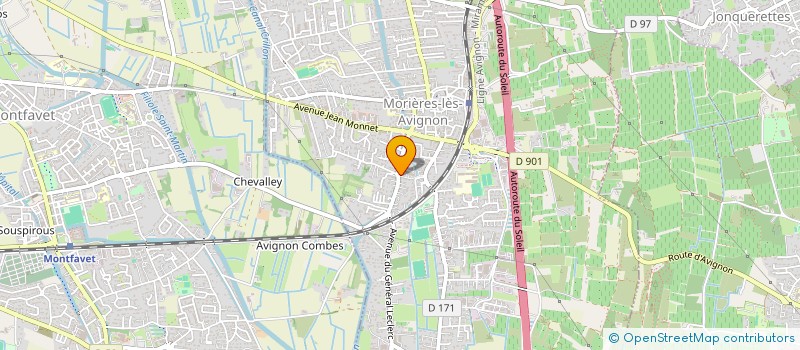 localisation de l'entreprise SUR-MESURE à MORIERES-LES-AVIGNON