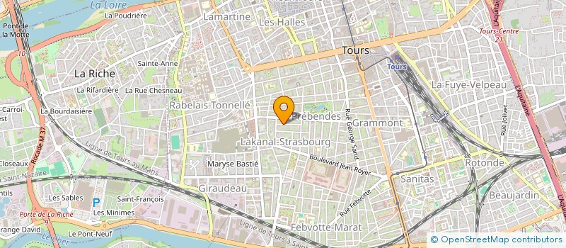 localisation de l'entreprise SUR MESURES à TOURS