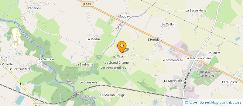 localisation de l'entreprise SUR MON TOIT  BOUSSAY