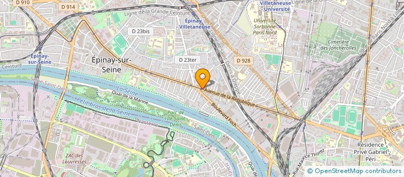 localisation de l'entreprise SUR SEINE à EPINAY-SUR-SEINE