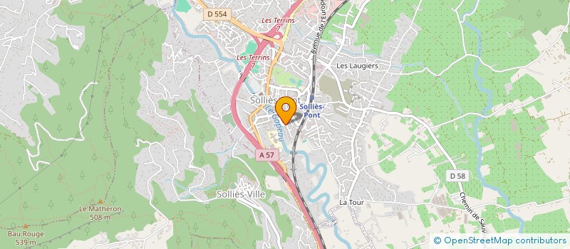 localisation de l'entreprise SUR TOUS LES TONS  TOULON