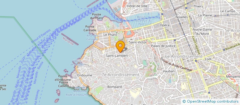 localisation de l'entreprise SUR TOUTES LES COUTURES à MARSEILLE