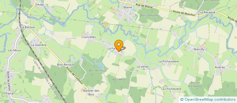 localisation de l'entreprise SUR UN AIR D'ACCORDEON  BRUAILLES