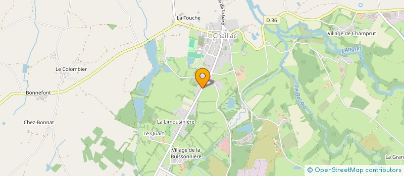localisation de l'entreprise SUR UN AIR DE DANSE à CHAILLAC