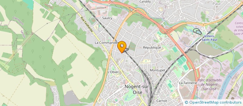 localisation de l'entreprise SUR UN AIR DE MUSIQUE  NOGENT-SUR-OISE