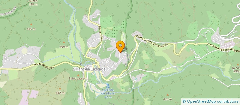localisation de l'entreprise SUR UN AIR DE POLOGNE  SILLANS-LA-CASCADE