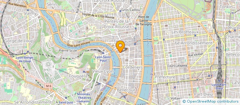 localisation de l'entreprise SUR UN PLATEAU à LYON