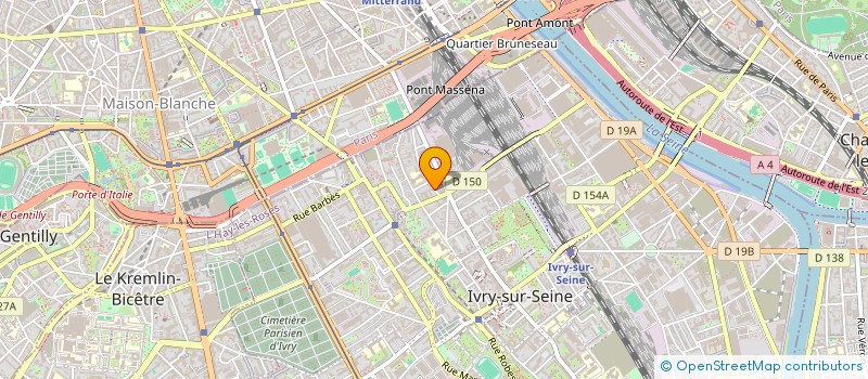 localisation de l'entreprise SUR UN TRAPEZE à IVRY-SUR-SEINE