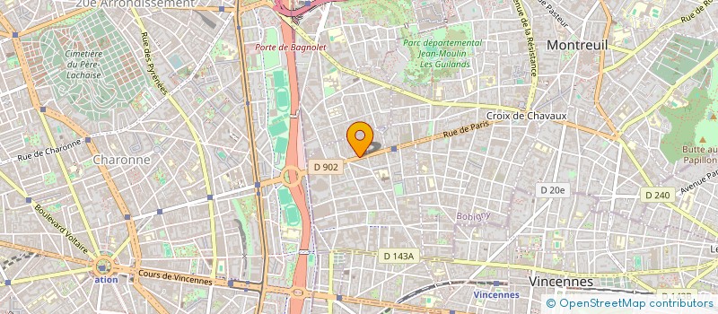 localisation de l'entreprise SURAT à MONTREUIL