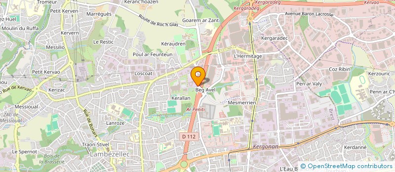 localisation de l'entreprise SURAVENIR PIERRE  BREST