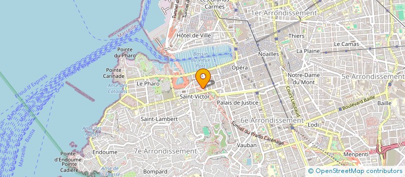 localisation de l'entreprise SURBAT à MARSEILLE