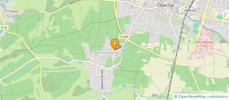 localisation de l'entreprise SURBAT SARL  BERNARDSWILLER