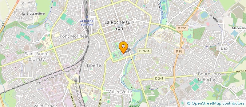 localisation de l'entreprise SURBON à LA ROCHE-SUR-YON