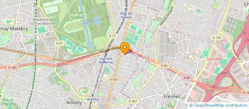 localisation de l'entreprise SURCONFLEX à ANTONY