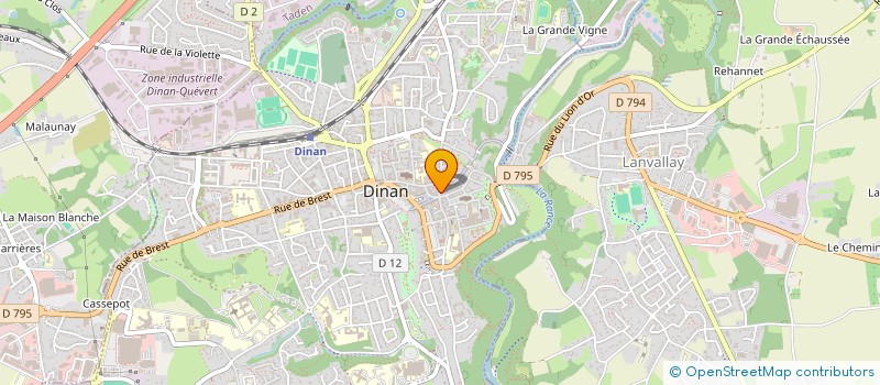 localisation de l'entreprise SURCOUF à DINAN