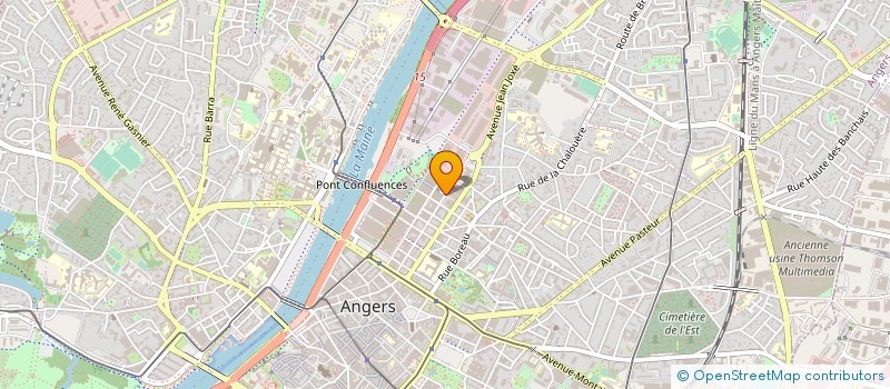 localisation de l'entreprise SURDI 49 à ANGERS