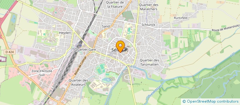 localisation de l'entreprise SURDITE DU CENTRE à SELESTAT