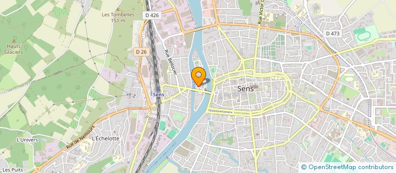 localisation de l'entreprise SUREAU EMILE ET PINGET MICHEL à SENS