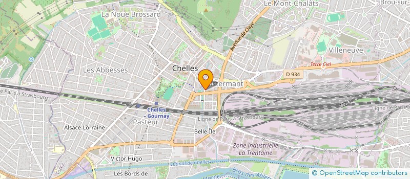 localisation de l'entreprise SŒUREINE BIZ à CHELLES