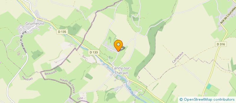 localisation de l'entreprise SUREL  CANNY-SUR-THERAIN