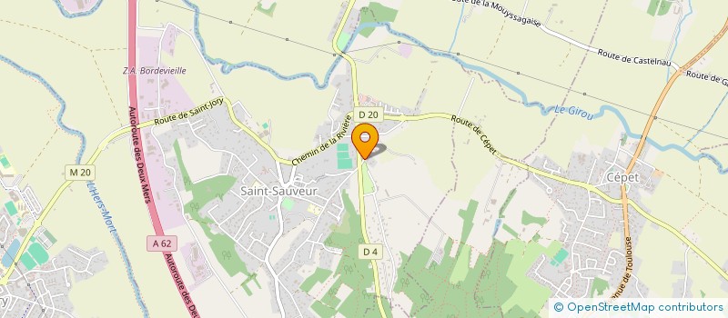localisation de l'entreprise SURELEC à SAINT-SAUVEUR