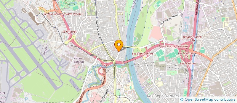 localisation de l'entreprise SURELEVER & RENOVER  BLAGNAC