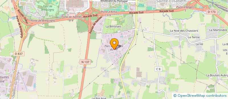 localisation de l'entreprise SURELLA à NOYAL-CHATILLON-SUR-SEICHE