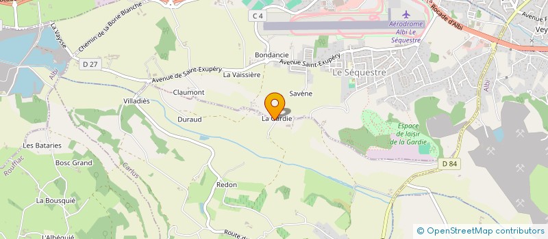 localisation de l'entreprise SURELLA CORPORATION  POULAN-POUZOLS