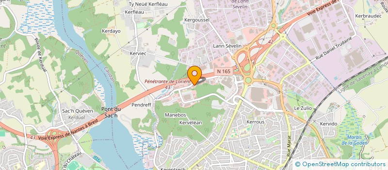 localisation de l'entreprise SURENN  LANESTER