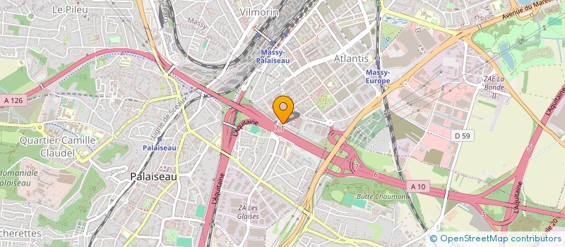 localisation de l'entreprise SUREOCCAZ  PALAISEAU