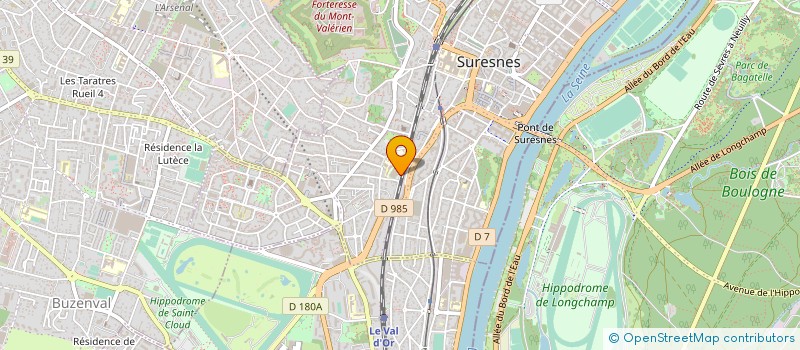 localisation de l'entreprise SURESNES ARTS MARTIAUX à SURESNES