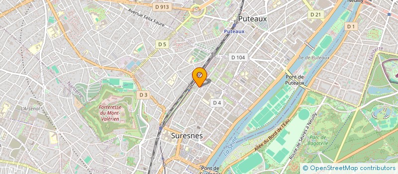 localisation de l'entreprise SURESNES ASHTANGA YOGA à SURESNES