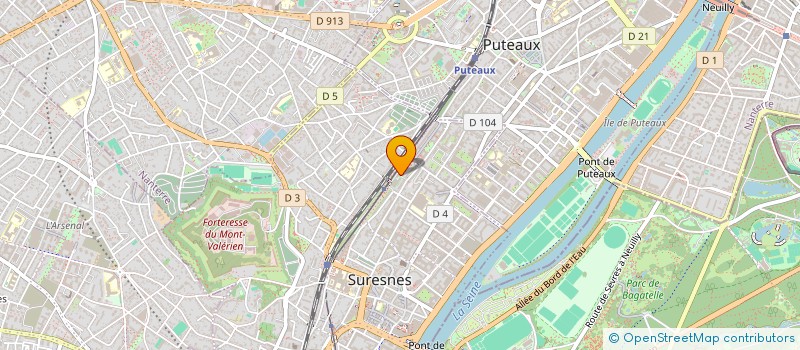 localisation de l'entreprise SURESNES BASKET CLUB à SURESNES