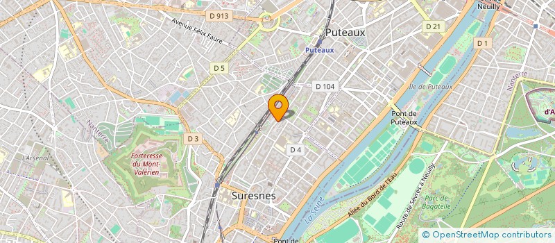 localisation de l'entreprise SURESNES ESCALADE à SURESNES