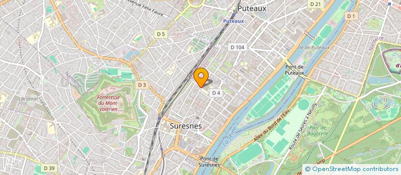 localisation de l'entreprise SURESNES JEUNES 92 à SURESNES