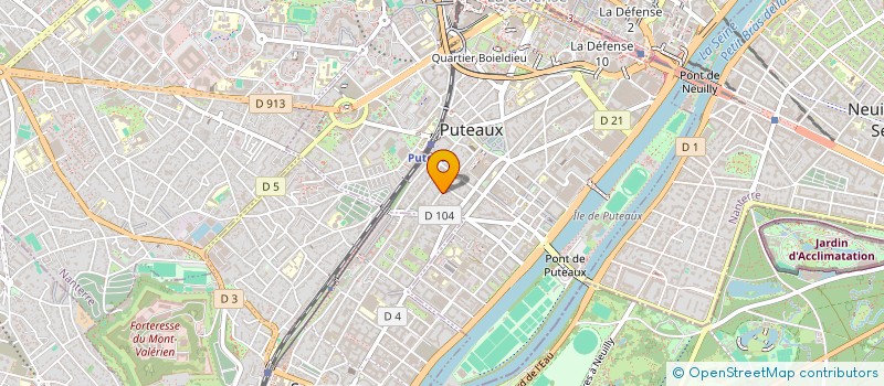 localisation de l'entreprise SURESNES MATERIAUX SA à PUTEAUX